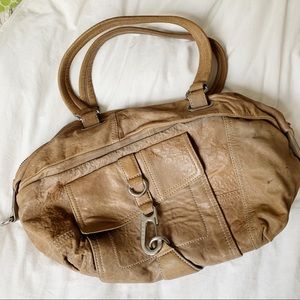 L.A.M.B. Leather Medium Hobo Bag / Purse / Handbag